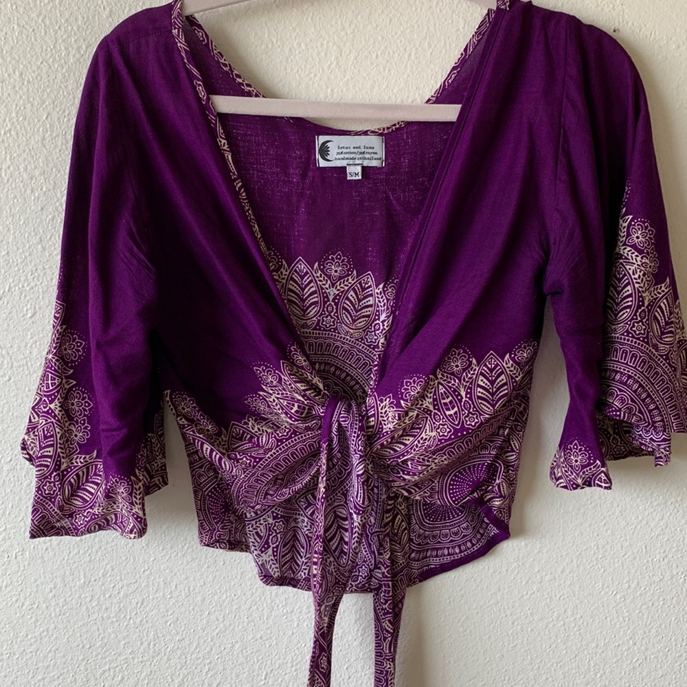 Lotus and Luna Tie top